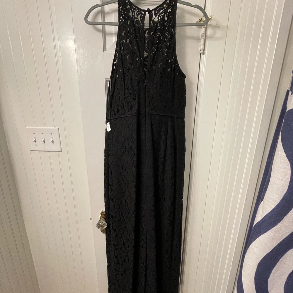 J Crew Long Formal Size 10 Black Dress